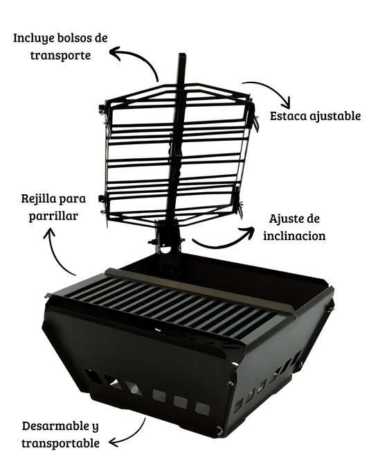 Fogon Trawun + Estaca + Parrilla