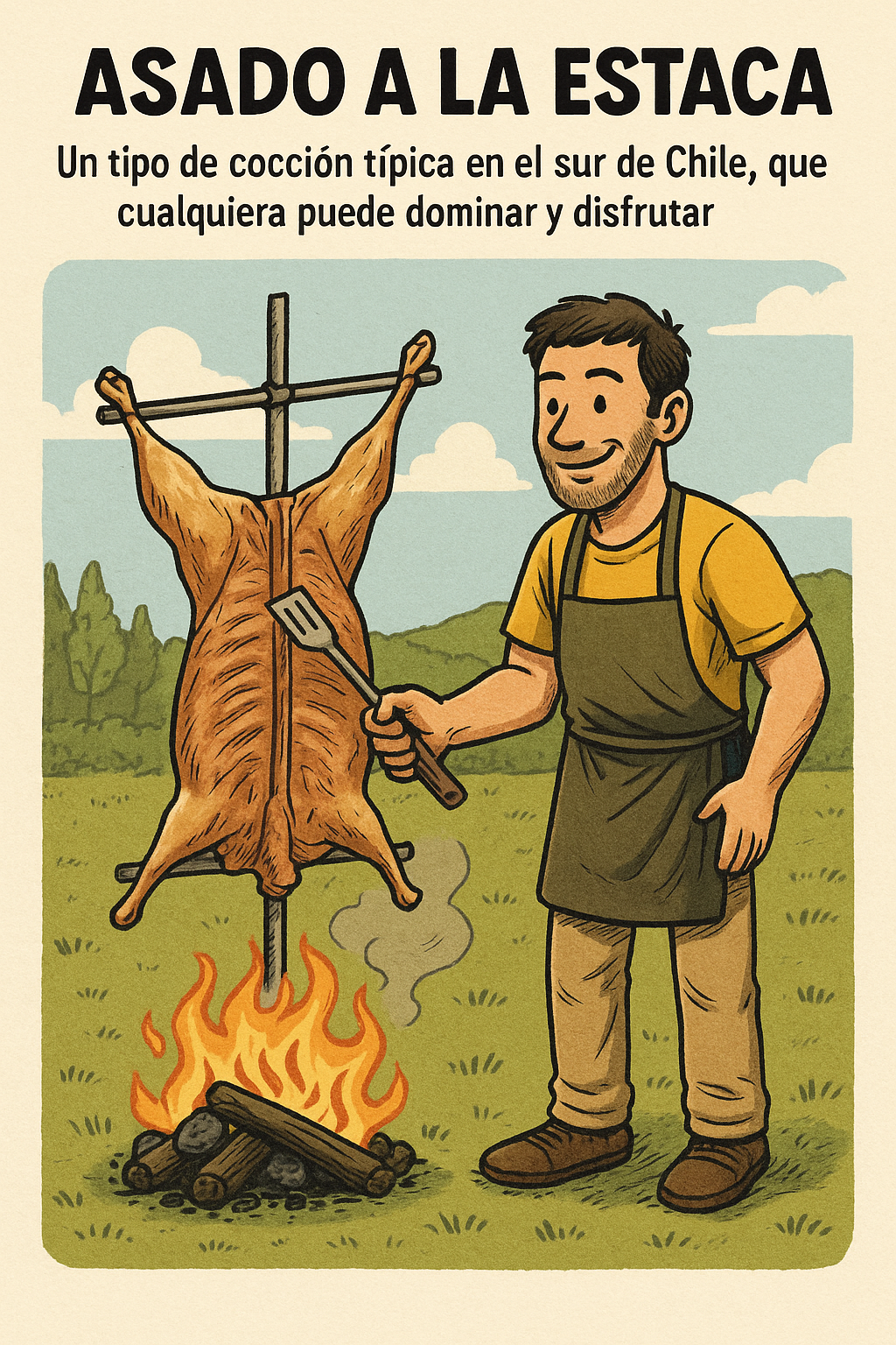 🔥 Cómo hacer un buen asado a la estaca: guía práctica para principiantes