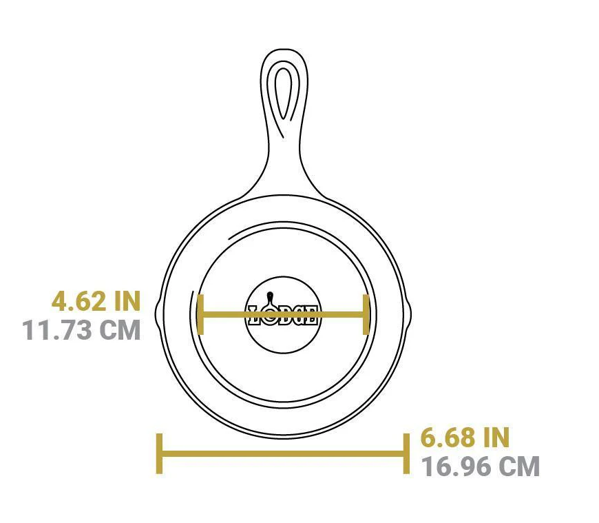 Sarten Hierro Fundido 16.5 cm Lodge Cast Iron