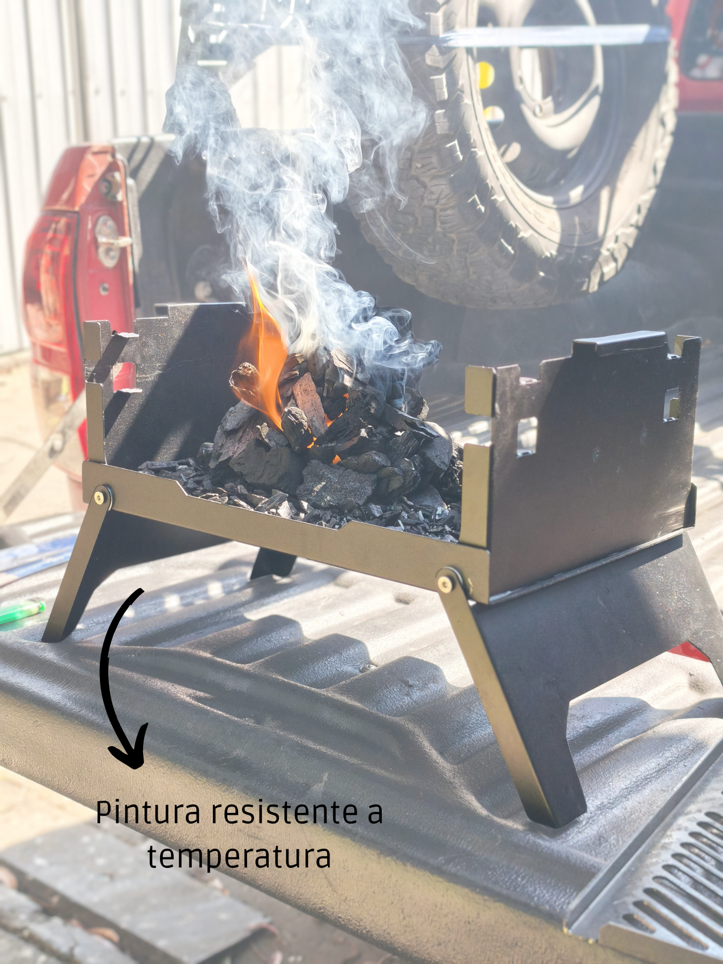 Weike Grill Parrillera plegable + Bolso de transporte