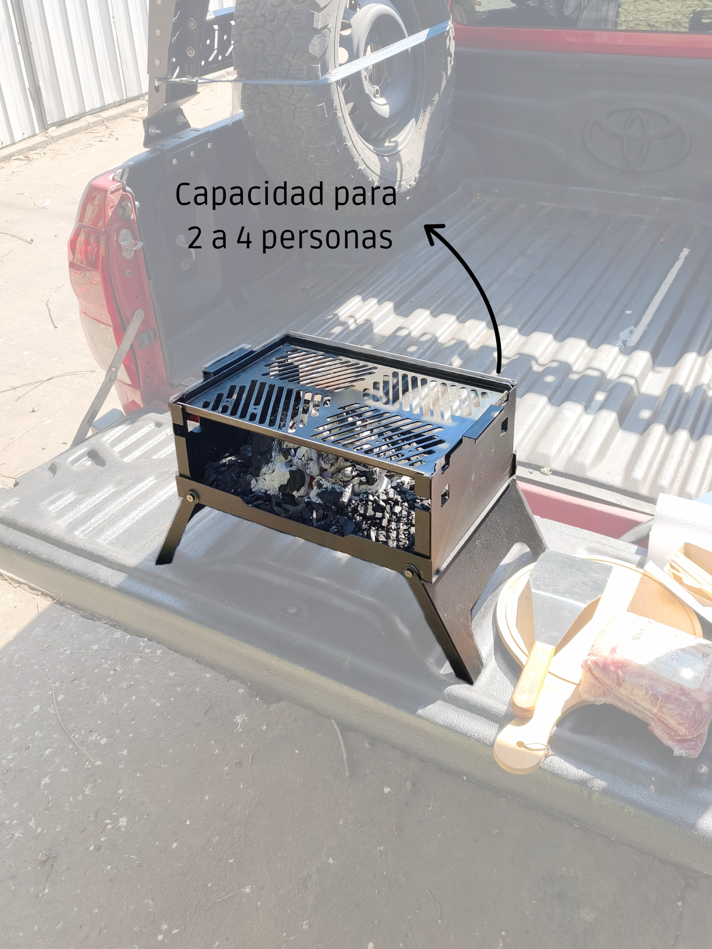 Weike Grill Parrillera plegable + Bolso de transporte
