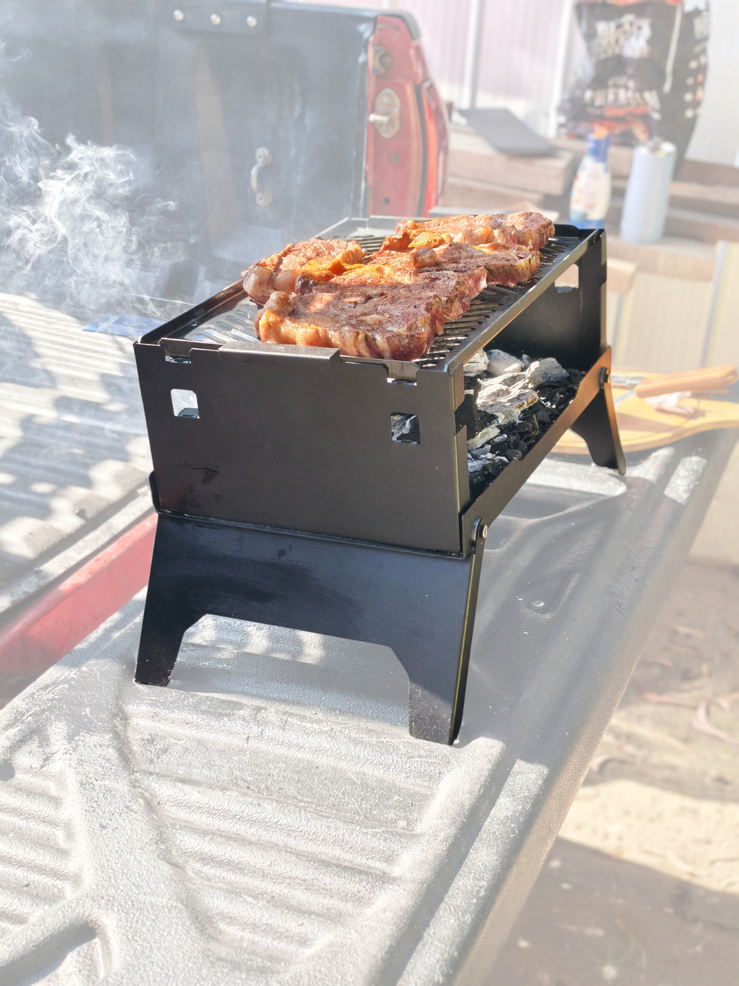 Weike Grill Parrillera plegable + Bolso de transporte