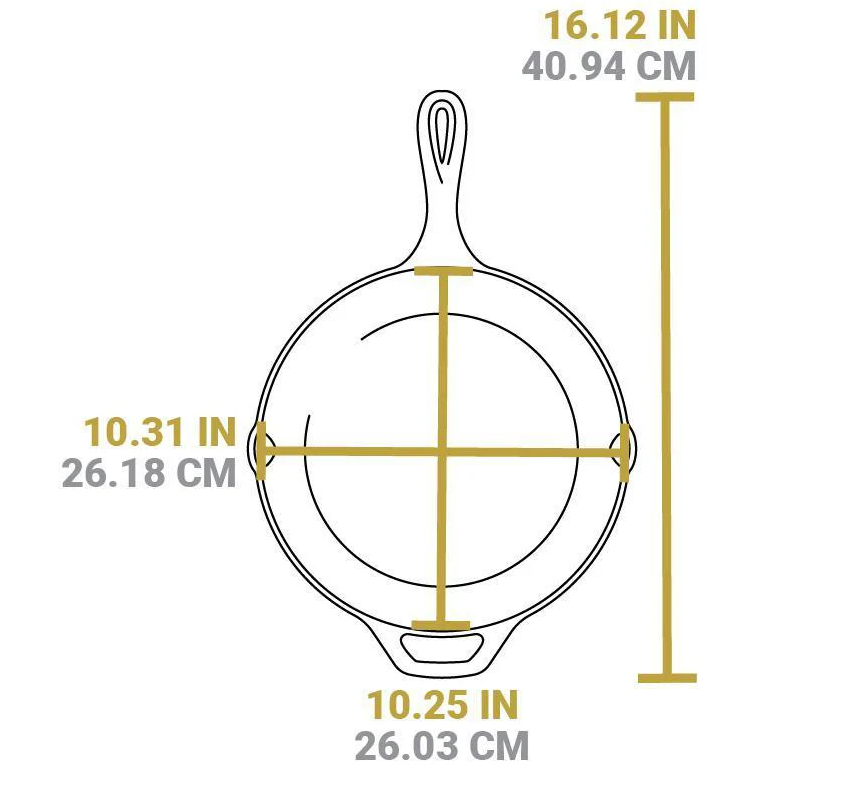 Sarten Hierro Fundido 26 cm Lodge Cast Iron