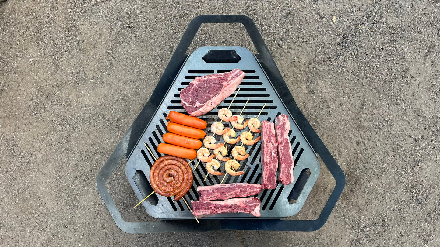 Parrilla desarmable Toro Grill + Bolso de transporte