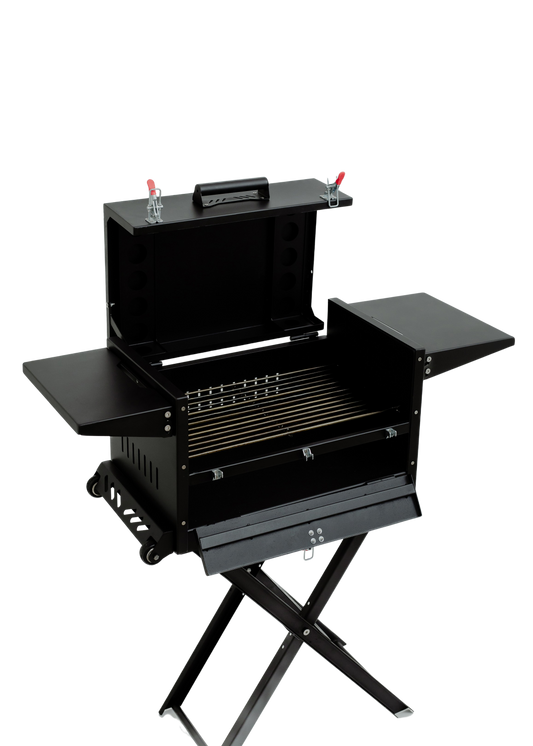 Parrillera Lafken + Kit Atizador y Pala