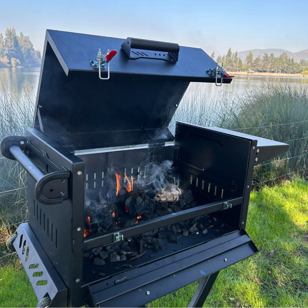 Parrillera Lafken + Kit Atizador y Pala