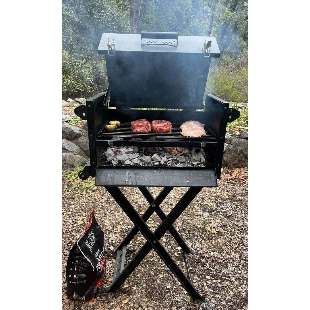 Parrillera Lafken + Kit Atizador y Pala
