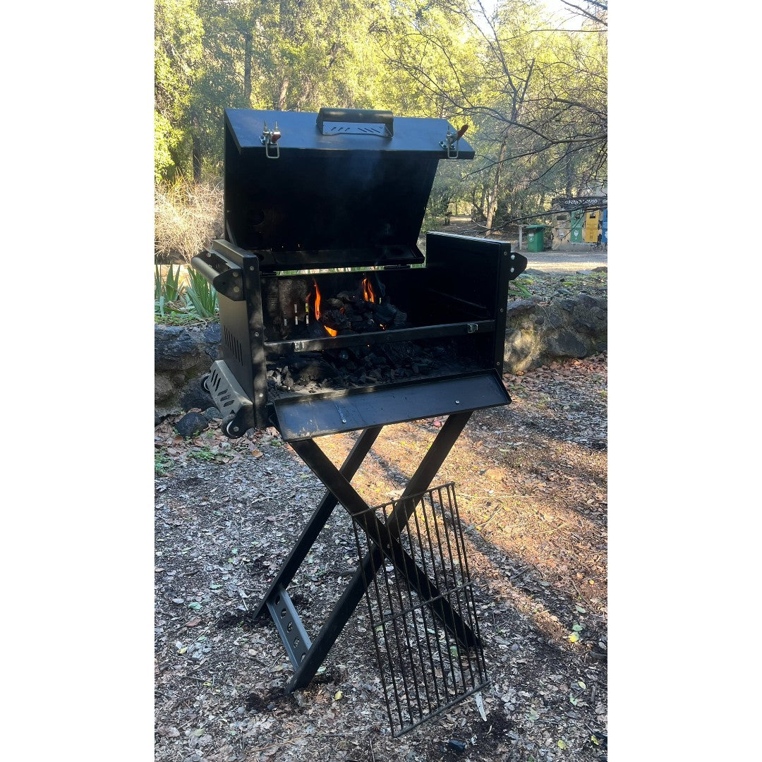 Parrillera Lafken + Kit Atizador y Pala